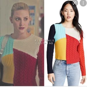 Lili Reinhart Riverdale x Alice + Olivia sweater